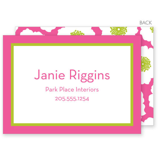 Burst of Blossoms Contact Cards